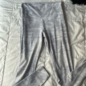 Lululemon white camo leggings